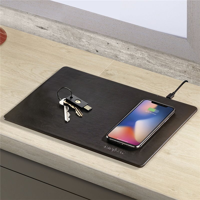 Image secondaire de Tapis avec Chargeur sans fil MiniBatt Pad Marron