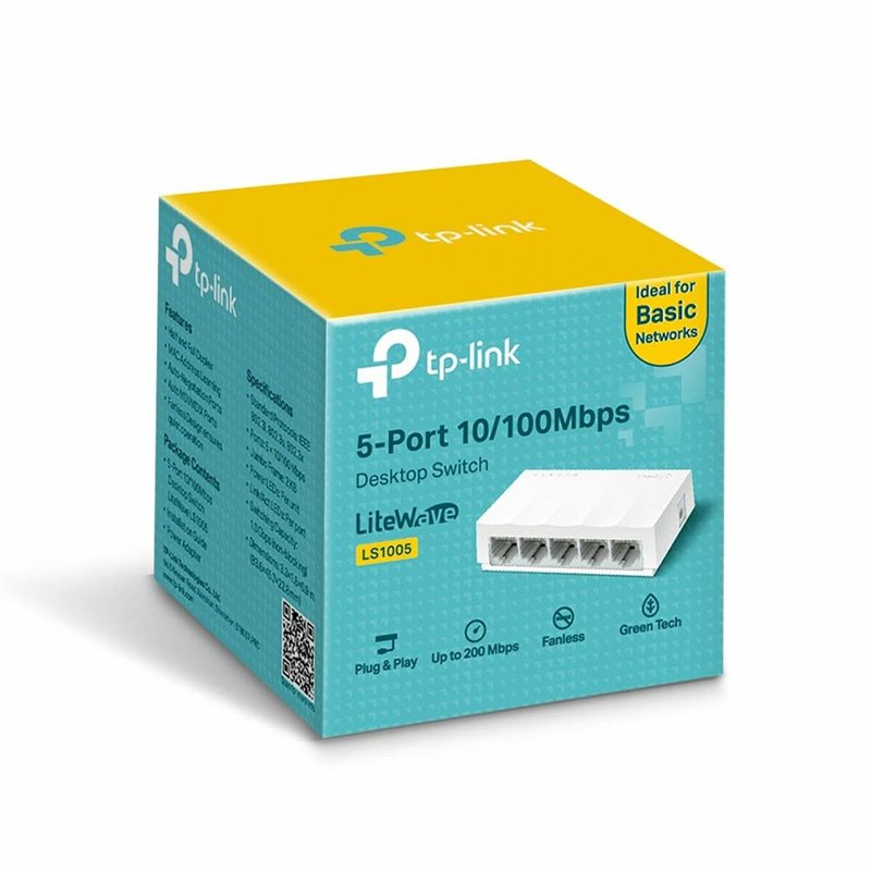 Image secondaire de Tp-Link LS1005 Non-géré Fast Ethernet (10/100) Blanc