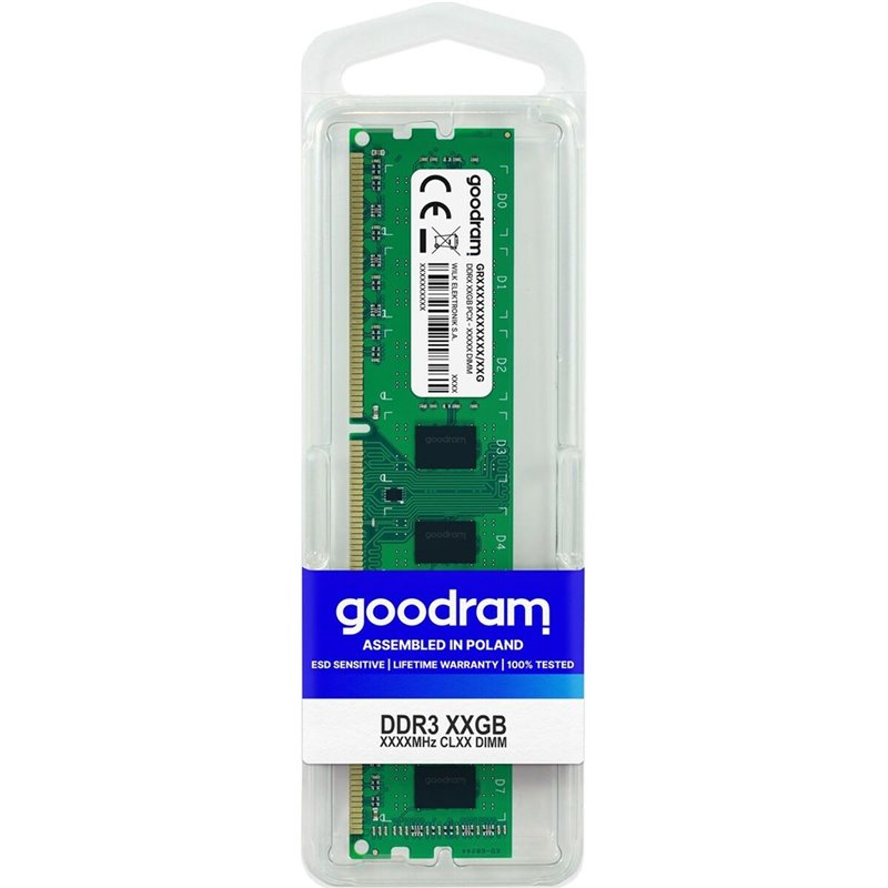 Image secondaire de Goodram GR1333D364L9S/4G module de mémoire 4 Go 1 x 4 Go DDR3 1333 MHz