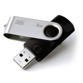 Clé USB GoodRam UTS2 USB 2.0 Noir Noir/Argenté Argenté 8 GB