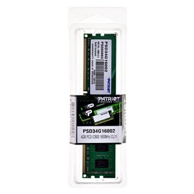 Mémoire RAM Patriot Memory PC3-12800 CL9 4 GB