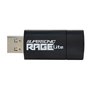 Clé USB Patriot Memory Supersonic Rage Lite Noir Noir/Bleu 64 GB