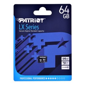 Carte Micro SD Patriot Memory PSF64GMDC10 64 GB