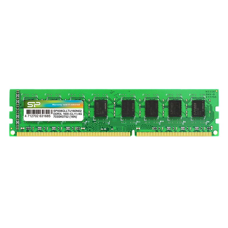 Image secondaire de Silicon Power SP008GLLTU160N02 module de mémoire 8 Go 1 x 8 Go DDR3L 1600 MHz