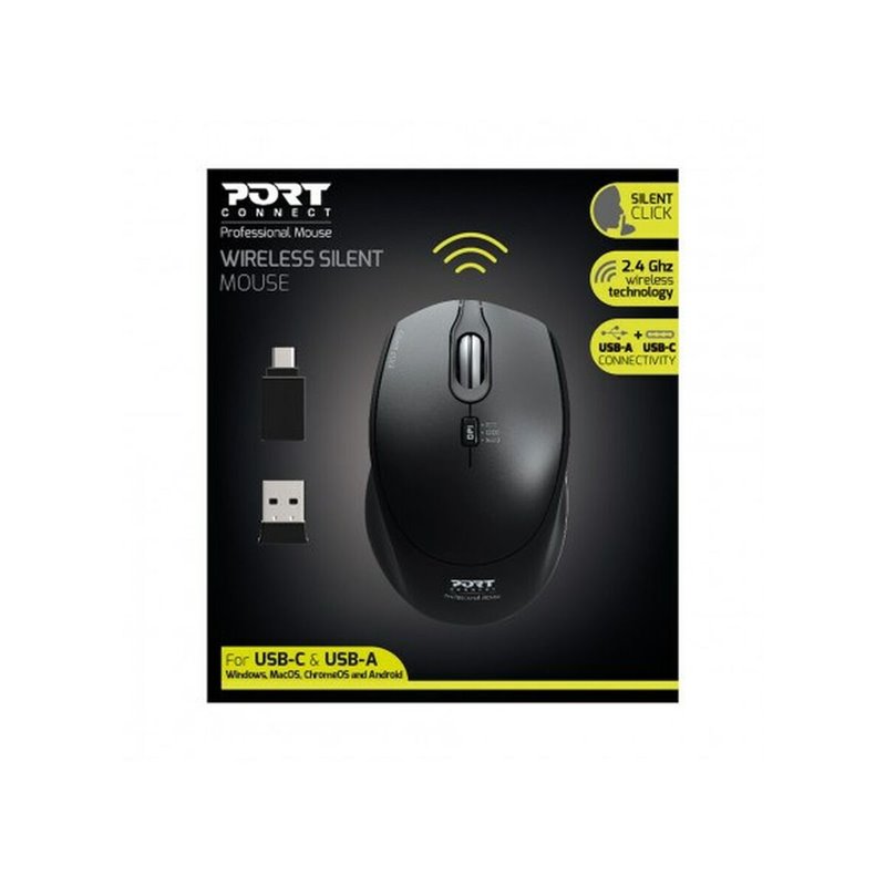 Image secondaire de Souris sans-fil Port Designs 900713 Noir