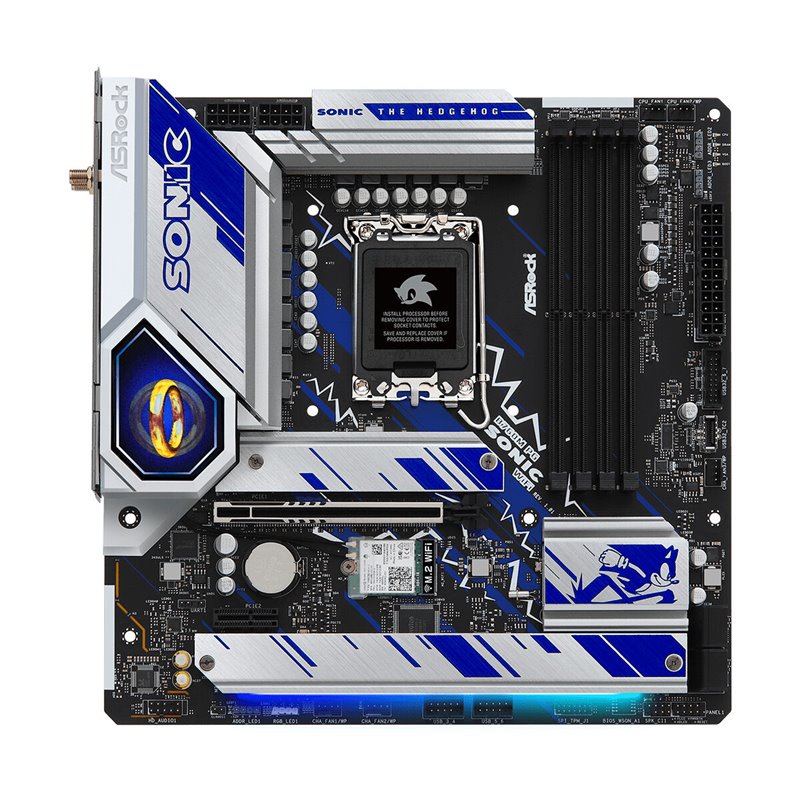 Carte Mère ASRock B760M PG SONIC WIFI Intel B760 LGA 1700