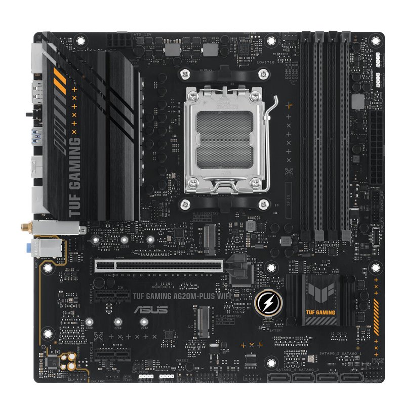 Asus TUF Gaming A620M-PLUS WIFI AMD A620 Emplacement AM5 micro ATX