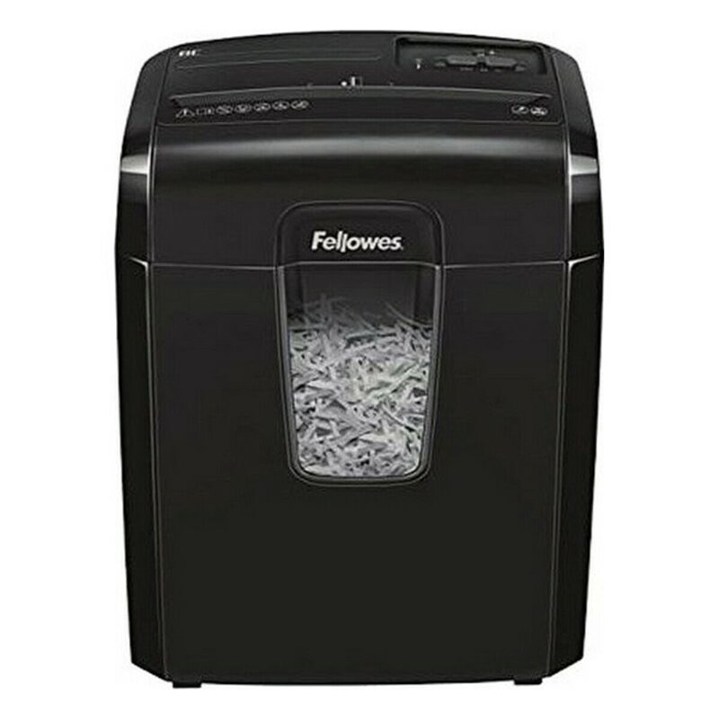 Fellowes 8 destructeur de papier Destruction croisée 22 cm Noir