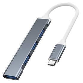 Hub USB Vakoss TC-4125X Argenté