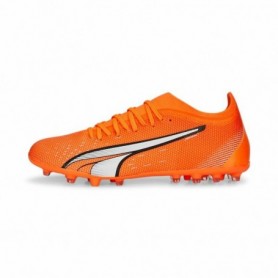Chaussures de Football pour Adultes Puma Ultra Match Mg Orange Unisexe 44