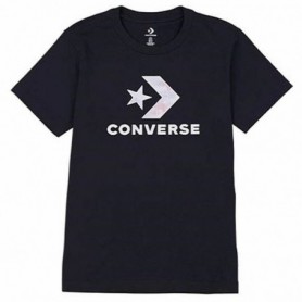 T-shirt à manches courtes femme Converse Seasonal Star Chevron Noir S