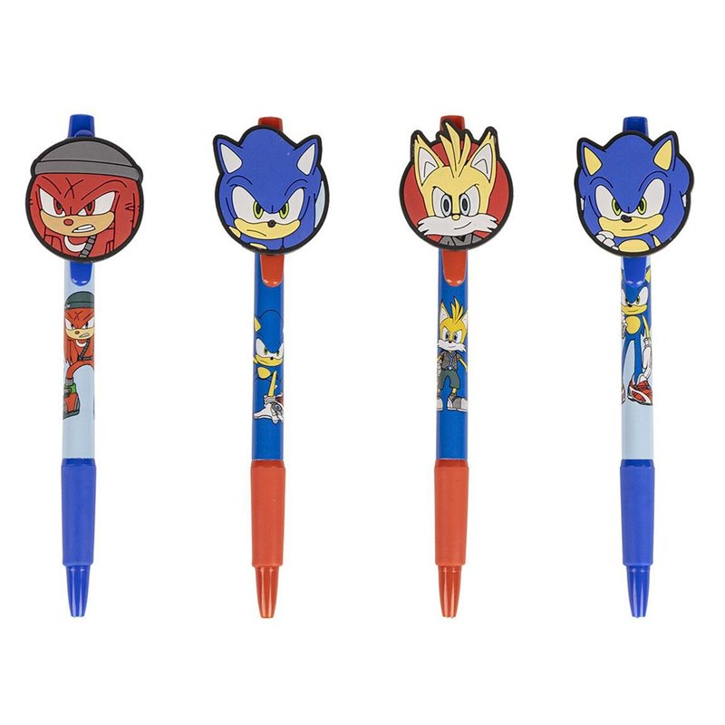 Image secondaire de Ensemble de Stylos Sonic 4 Pièces Multicouleur