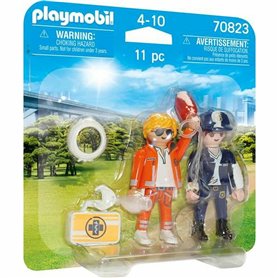 Playset Playmobil 70823 Doctor Police 70823 (11 pcs)