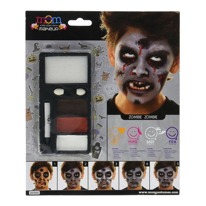 Image secondaire de Kit de maquillage pour enfant My Other Me Halloween Zombie (24 x 20 cm)