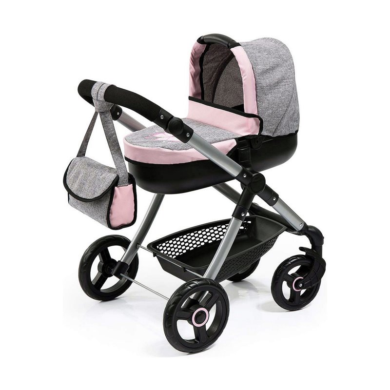 Poussette pour poupées Reig Stule Pram Gris 63 cm