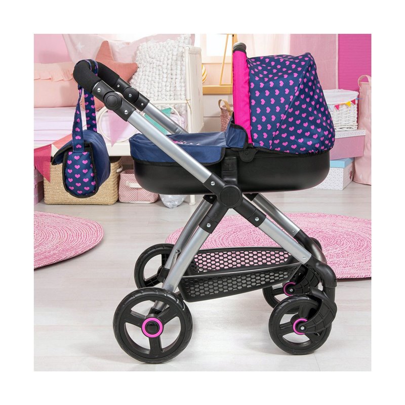 Image secondaire de Poussette pour poupées Reig Stule Pram Blue marine 63 cm