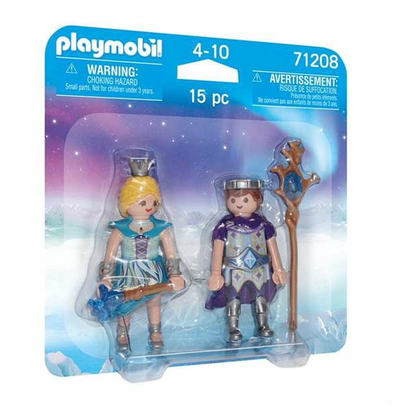 Figurines Articulées Playmobil 71208 Princesse 15 Pièces Prince Duo