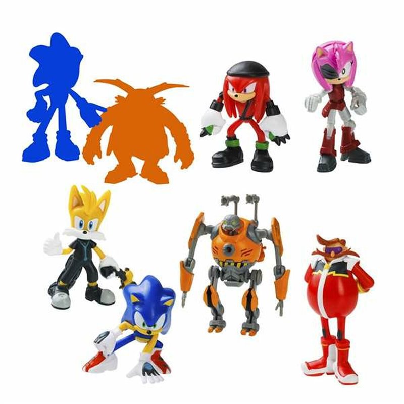 Image secondaire de Ensemble de Figurines Sonic 8 Unités 6,5 cm