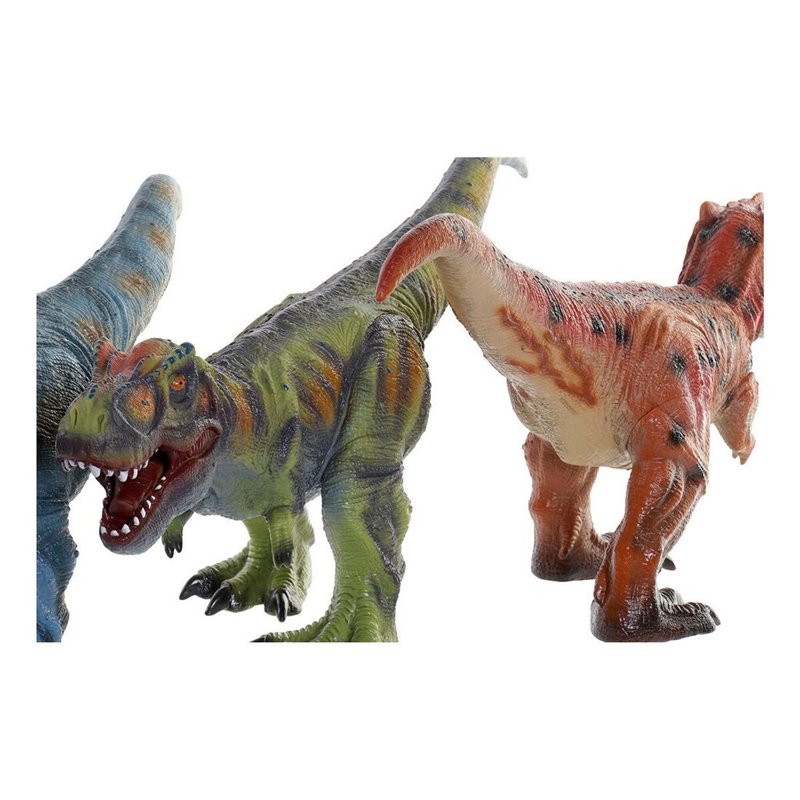 Image secondaire de Dinosaure DKD Home Decor 3 Unités 12 Unités 60 x 17 x 28 cm Moelleux