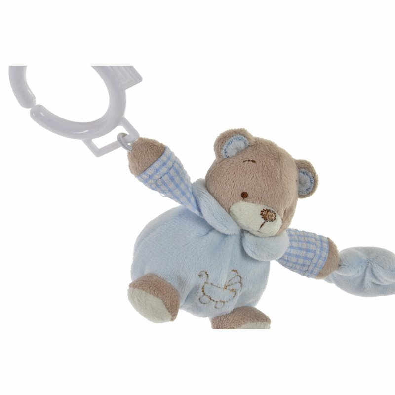 Image secondaire de Jouet Peluche DKD Home Decor Blanc Bleu ciel Rose clair Métal Enfant Ours 30 x 40 cm 68 x 6 x 9 cm (3 Pièces)