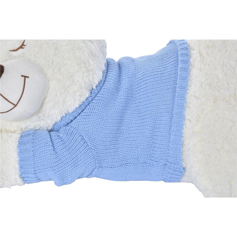 Image secondaire de Ours en peluche DKD Home Decor 70 x 30 x 30 cm Bleu Rose Blanc Enfant (2 Unités)