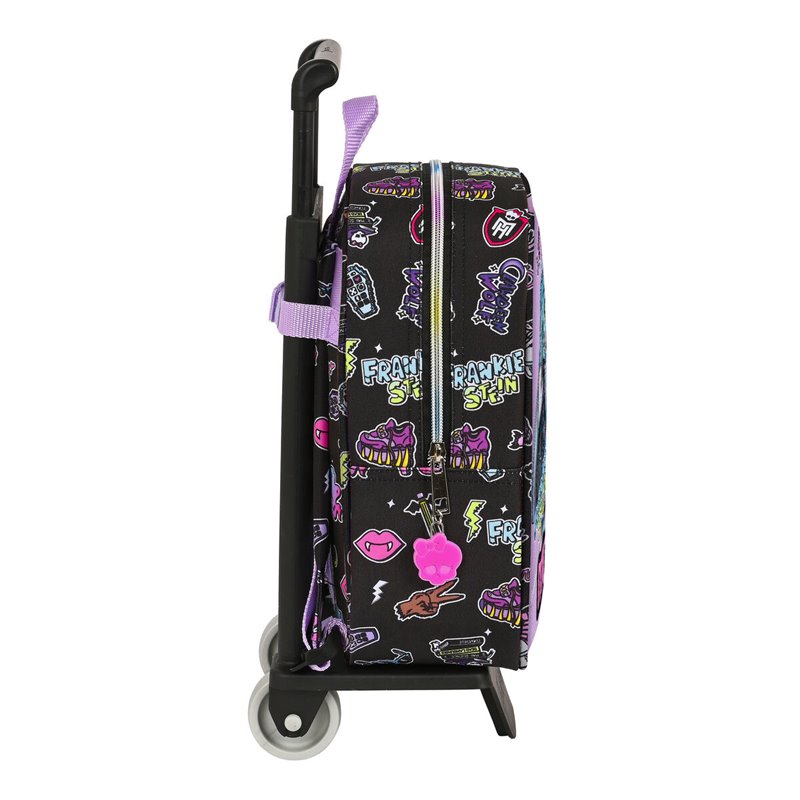 Image secondaire de Cartable à roulettes Monster High Creep Noir 22 x 27 x 10 cm