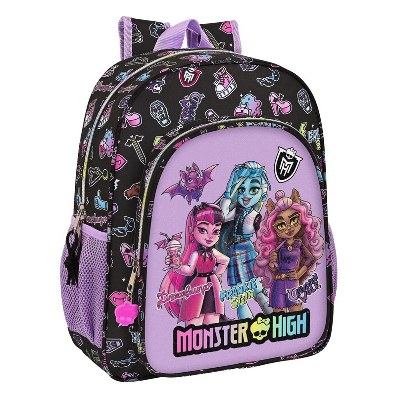 Cartable Monster High Creep Noir 32 X 38 X 12 cm