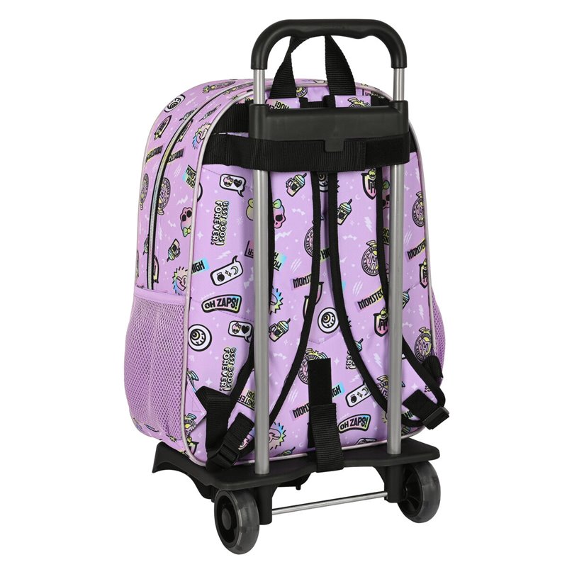 Image secondaire de Cartable à roulettes Monster High Best boos Lila 33 x 42 x 14 cm