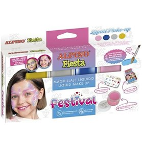 Maquillage pour les enfants Alpino Festival 4 couleurs