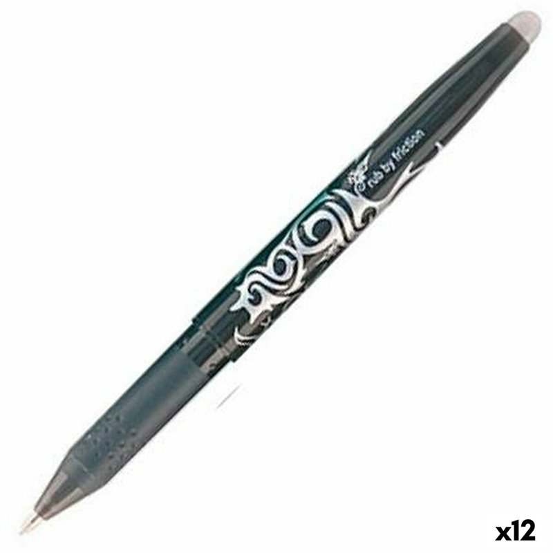 Crayon Pilot Frixion Ball Noir 0,7 mm (12 Unités)