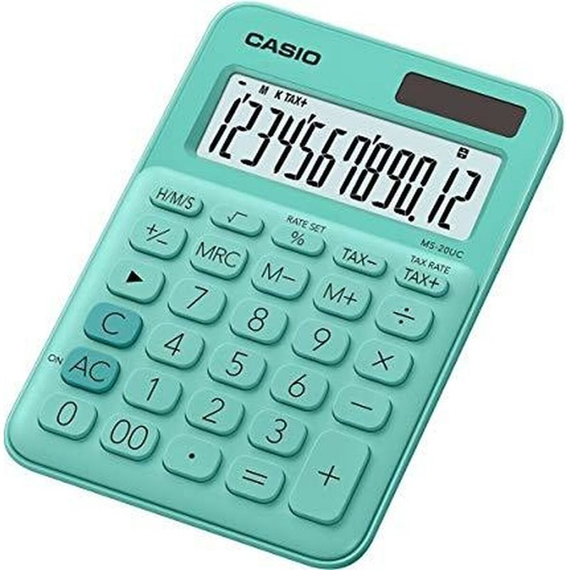 Image secondaire de Calculatrice Casio MS-20UC Vert 2,3 x 10,5 x 14,95 cm (10 Unités)