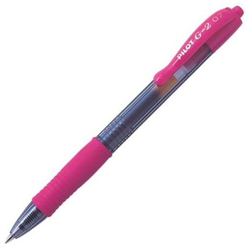 Stylo gel Pilot 001486 Rose 0,4 mm (12 Unités)