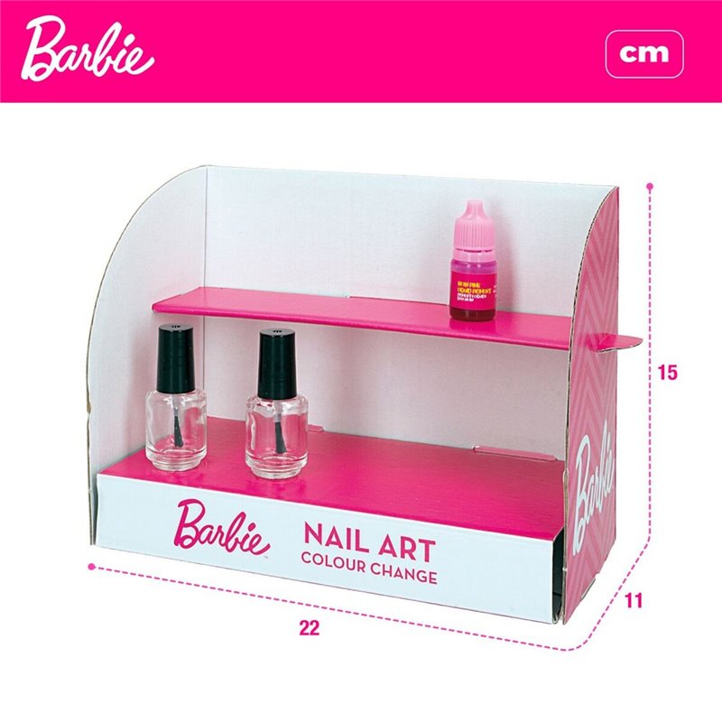 Image secondaire de Kit pour créer du maquillage Barbie Studio Color Change Vernis à ongles 15 Pièces