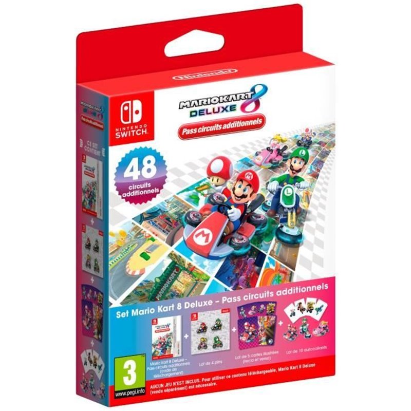 Nintendo Set Mario Kart 8 Deluxe Pass circuits additionnels