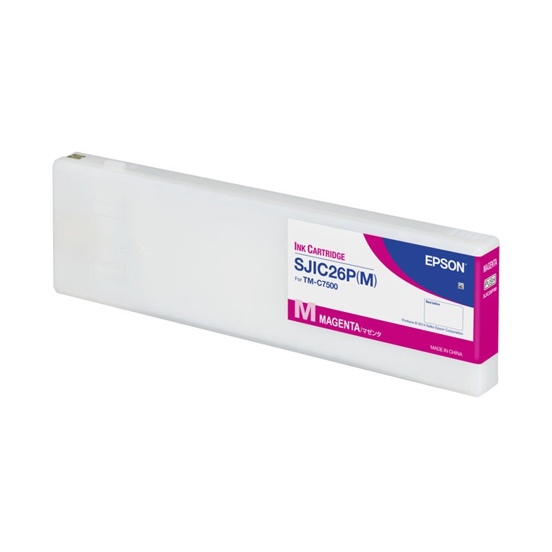 Epson SJIC26P(M): Cartouche d'encre pour ColorWorks C7500 (Magenta)