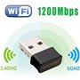 Mini USB WiFi Adaptateur - Maxesla 1200Mbps Clé Wifi Dongle AC Dual Ba