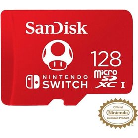 SanDisk Carte mémoire flash 128 Go UHS-I U3 microSDXC UHS-I pour Ninte