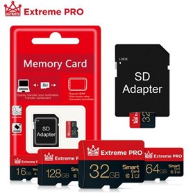 Carte Mémoire Micro-sd 64 go Micro SDHC/SDXC + Adaptateur 100% Réel Cl