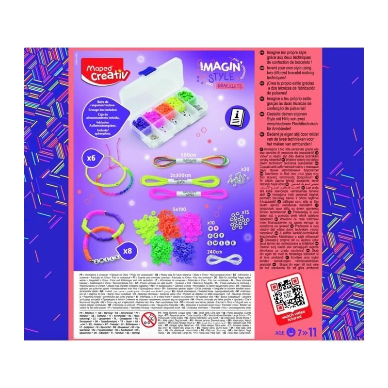 Image secondaire de Kit de création de bracelets Maped Imagin Style