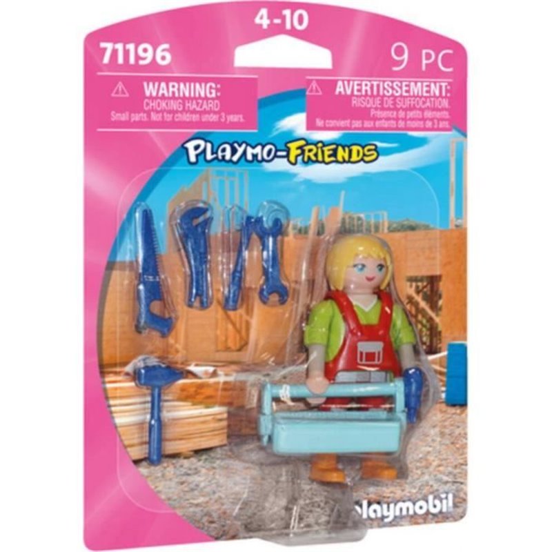 Playset Playmobil 71196 Playmo-Friends Technician 9 Pièces