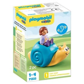Playmobil - 71322 - 71322 Enfant avec escargot à bascule 1.2.3