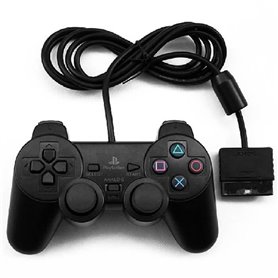 Shock Wired Controller double Vibration Gamepad pour PS2 Nouveau Manet
