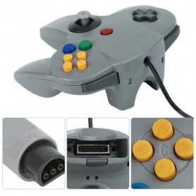 Wired Manette de jeu  Gaming Contrôleur pour  Nintendo 64 N64 System -