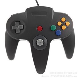 Joystick Joypad pour Nintendo 64 N64-Noir