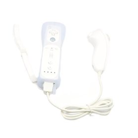 Wii Remote + Nunchuk - Motion Plus intégré pour Nintendo Wii + Housse 