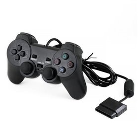 QUMOX Manette Dual Shock Contrôleur Compatible Pour Playstation 2 / Ps