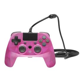 Manette filaire Pad 4 S snakebyte pour PS4 rose