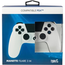 PROXIMA PLUS Manette Under Control - 3M - Compatible PS4 - Blanche