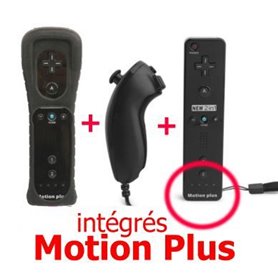 Manette Remote Motionplus + Nunchuck Compatible