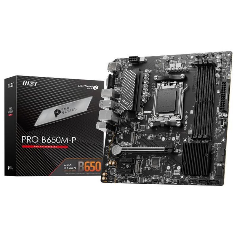 MSI PRO B650M-P carte mère AMD B650 Emplacement AM5 micro ATX